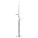 Sketch 64" Minimalist Dimmable Metal Integrated LED Floor Lamp - JONATHAN Y