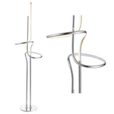 Sketch 64" Minimalist Dimmable Metal Integrated LED Floor Lamp - JONATHAN Y
