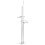Sketch 64" Minimalist Dimmable Metal Integrated LED Floor Lamp - JONATHAN Y
