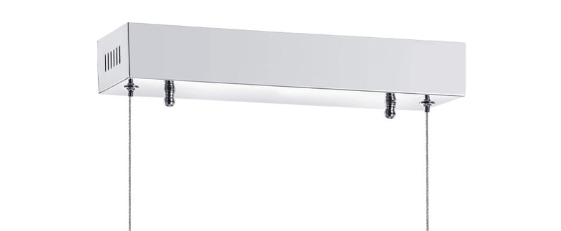 Ali 34.5" Dimmable Adjustable Integrated LED Metal Linear Pendant - JONATHAN Y