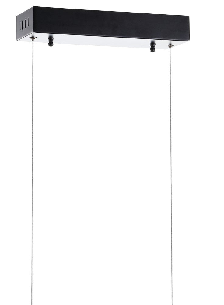 Ali 34.5" Dimmable Adjustable Integrated LED Metal Linear Pendant - JONATHAN Y