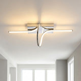 Sketch 9" Minimalist Metal Integrated LED Vanity Light Sconce Chrome – MAIN-ROOM