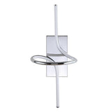 Sketch 9" Minimalist Metal Integrated LED Vanity Light Sconce - JONATHAN Y