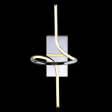 Sketch 9" Minimalist Metal Integrated LED Vanity Light Sconce - JONATHAN Y