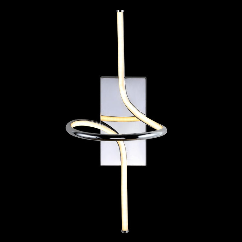 Sketch 9" Minimalist Metal Integrated LED Vanity Light Sconce - JONATHAN Y