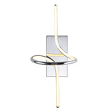 Sketch 9" Minimalist Metal Integrated LED Vanity Light Sconce - JONATHAN Y