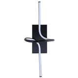 Sketch 9" Minimalist Metal Integrated LED Vanity Light Sconce - JONATHAN Y
