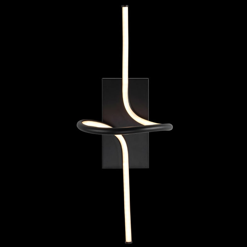 Sketch 9" Minimalist Metal Integrated LED Vanity Light Sconce - JONATHAN Y
