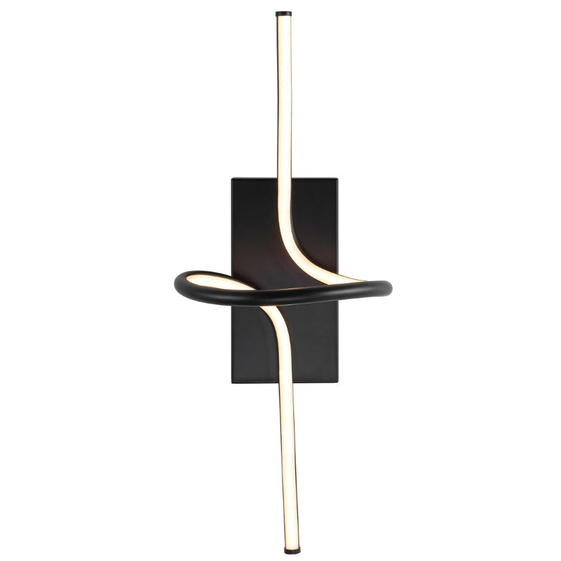 Sketch 9" Minimalist Metal Integrated LED Vanity Light Sconce - JONATHAN Y