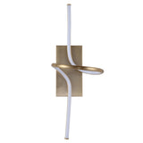 Sketch 9" Minimalist Metal Integrated LED Vanity Light Sconce - JONATHAN Y