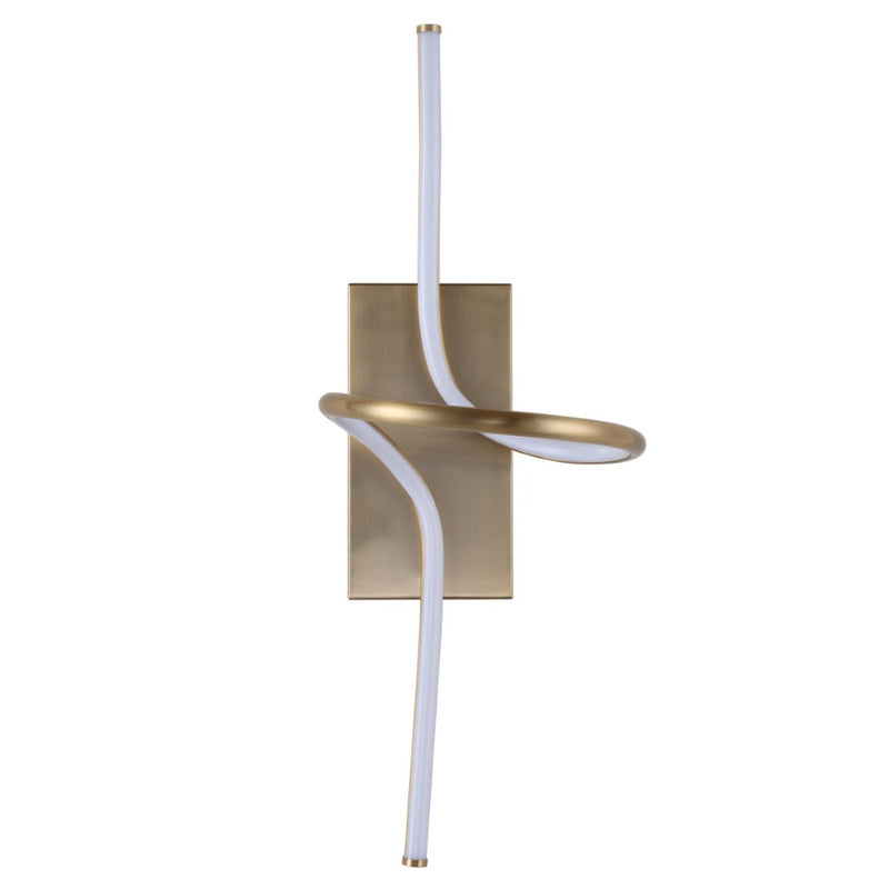 Sketch 9" Minimalist Metal Integrated LED Vanity Light Sconce - JONATHAN Y