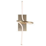 Sketch 9" Minimalist Metal Integrated LED Vanity Light Sconce - JONATHAN Y