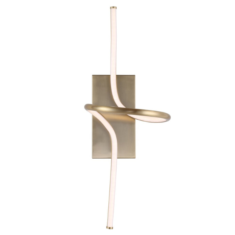 Sketch 9" Minimalist Metal Integrated LED Vanity Light Sconce - JONATHAN Y