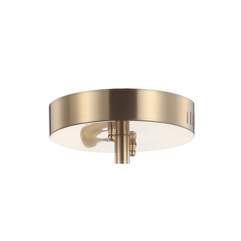 Crucis 31.5" Modern Metal Integrated LED Semi Flush Mount - JONATHAN Y