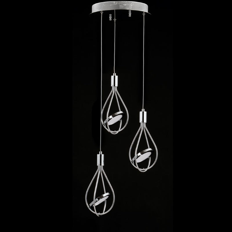 Orion Adjustable Modern Integrated Cluster LED Metal Pendant - JONATHAN Y