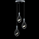 Orion Adjustable Modern Integrated Cluster LED Metal Pendant - JONATHAN Y