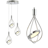 Orion Adjustable Modern Integrated Cluster LED Metal Pendant - JONATHAN Y