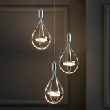 Orion Adjustable Modern Integrated Cluster LED Metal Pendant - JONATHAN Y