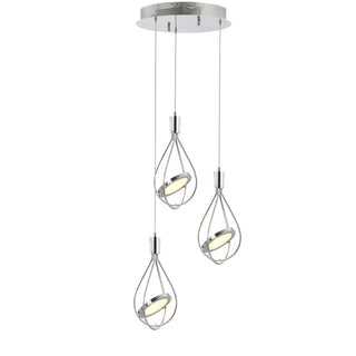 Orion Adjustable Modern Integrated Cluster LED Metal Pendant - JONATHAN Y