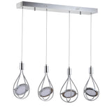 Orion Adjustable Modern Integrated Cluster LED Metal Pendant - JONATHAN Y