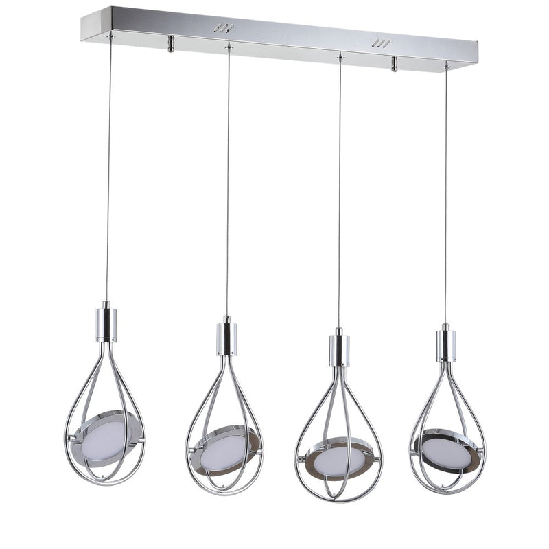 Orion Adjustable Modern Integrated Cluster LED Metal Pendant - JONATHAN Y