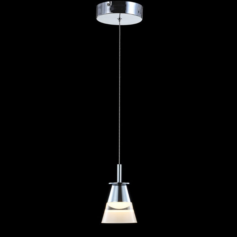 Alain Adjustable Metal Integrated LED Pendant - JONATHAN Y