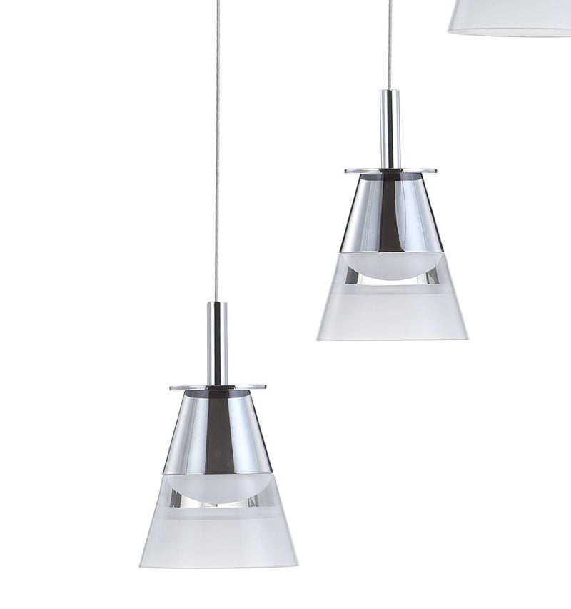 Alain Adjustable Metal Integrated LED Pendant