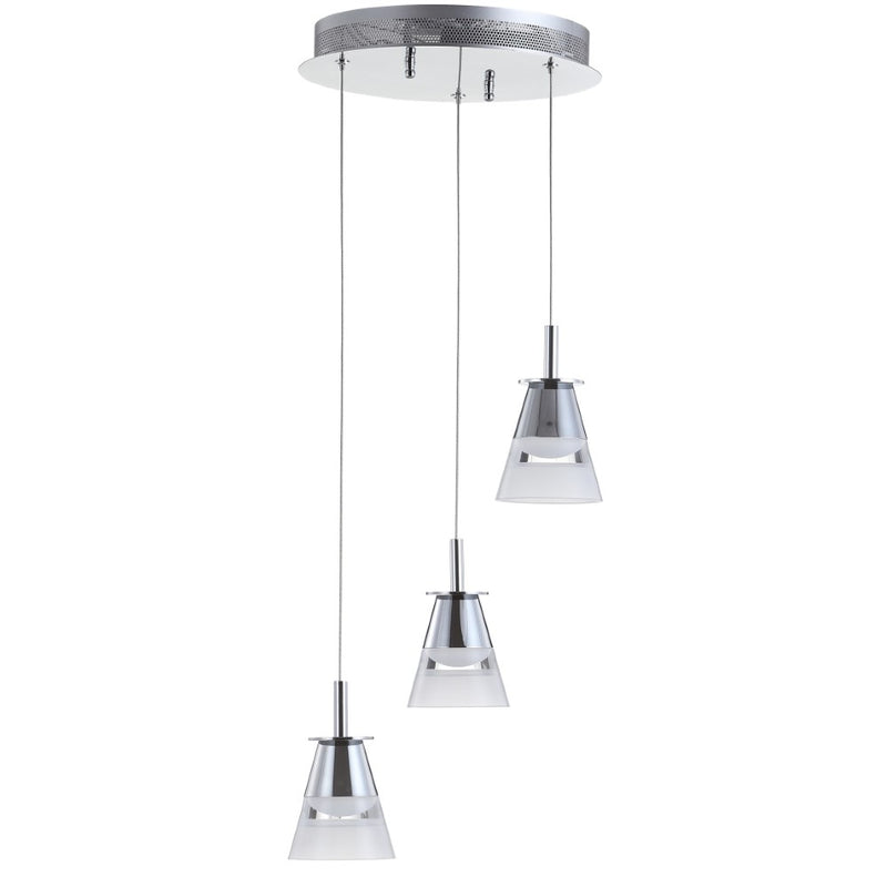 Alain Adjustable Metal Integrated LED Pendant