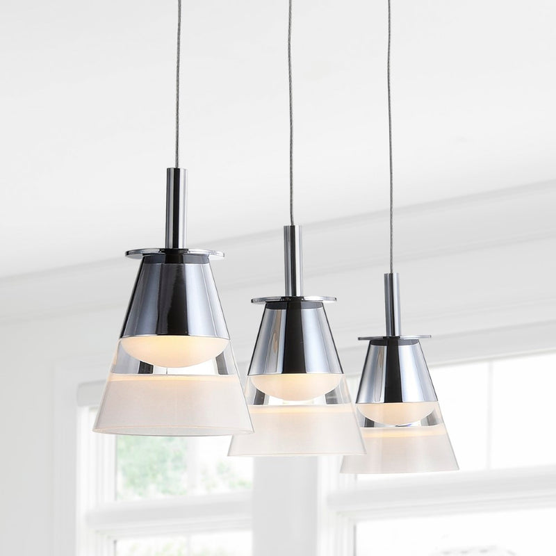 Alain Adjustable Metal Integrated LED Pendant - JONATHAN Y
