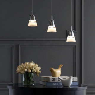 Alain Adjustable Metal Integrated LED Pendant - JONATHAN Y