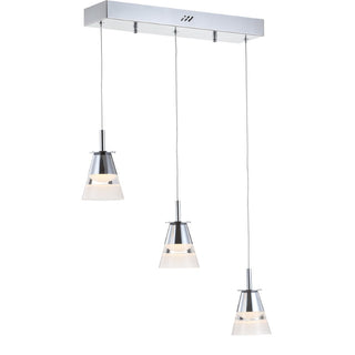 Alain Adjustable Metal Integrated LED Pendant - JONATHAN Y