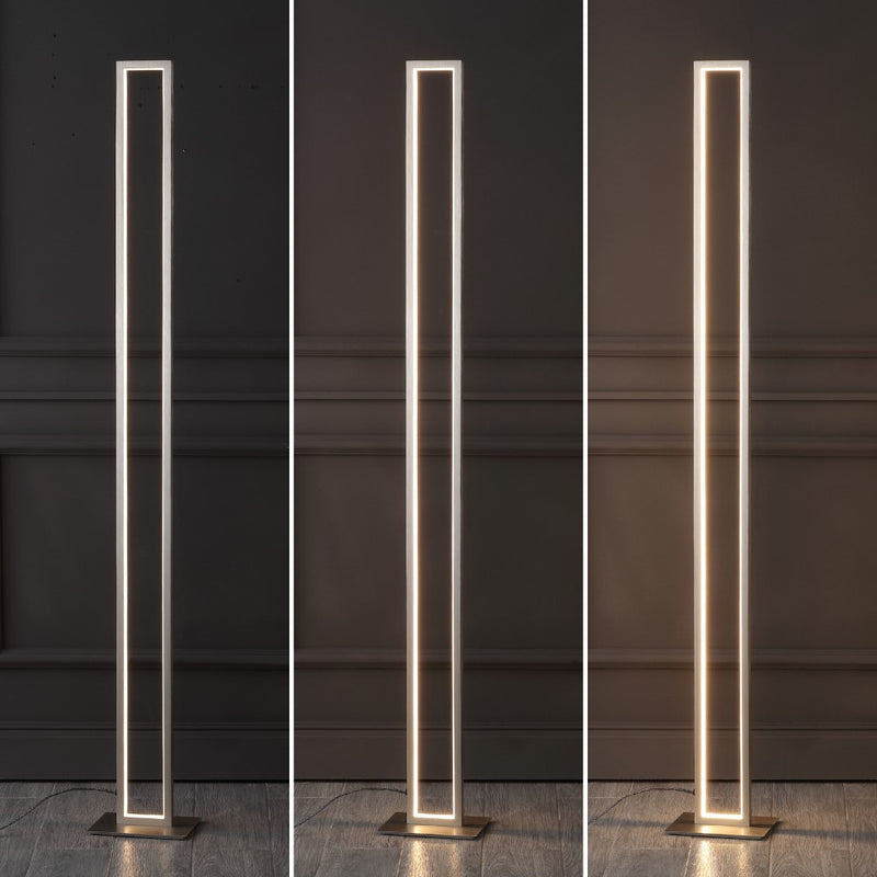 Johan 59.5" Modern Minimalist Aluminum Integrated Tower LED Floor Lamp - JONATHAN Y