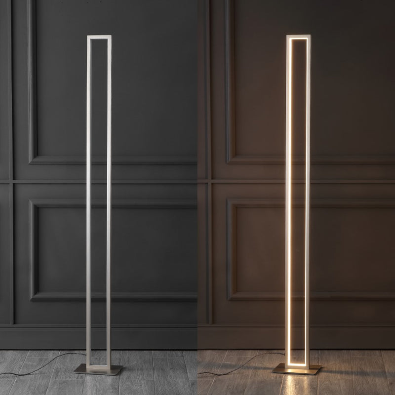 Johan 59.5" Modern Minimalist Aluminum Integrated Tower LED Floor Lamp - JONATHAN Y