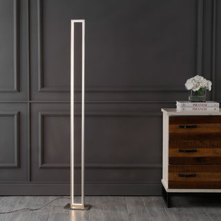 Johan 59.5" Modern Minimalist Aluminum Integrated Tower LED Floor Lamp - JONATHAN Y