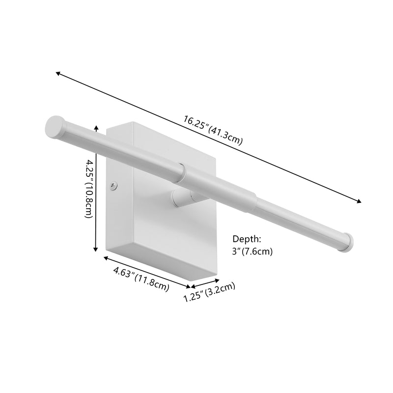 Makena Modern Minimalist Dimmable Integrated LED Metal Wall Sconce