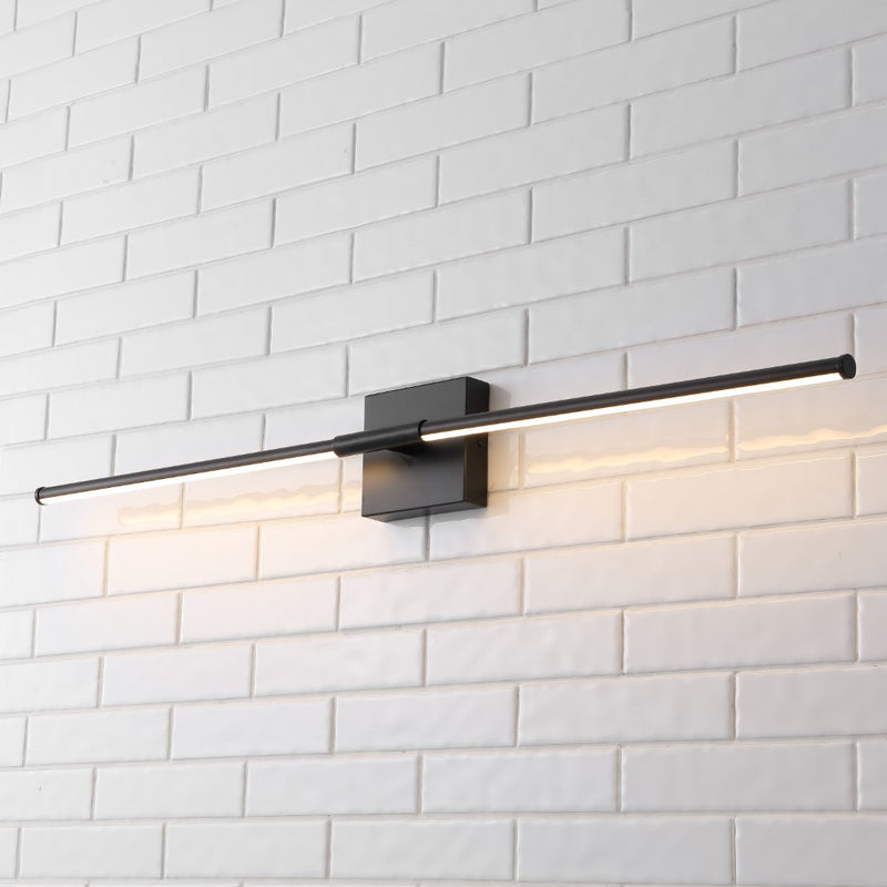 Makena Modern Minimalist Dimmable Integrated LED Metal Wall Sconce