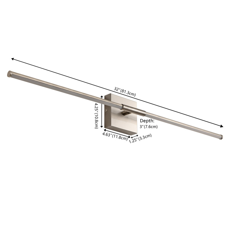 Makena Modern Minimalist Dimmable Integrated LED Metal Wall Sconce