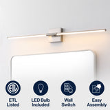 Makena Modern Minimalist Dimmable Integrated LED Metal Wall Sconce