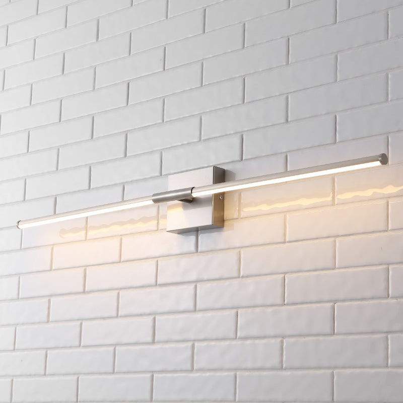 Makena Modern Minimalist Dimmable Integrated LED Metal Wall Sconce