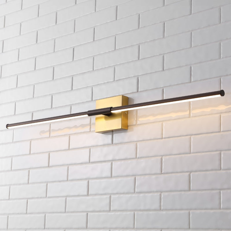 Makena Modern Minimalist Dimmable Integrated LED Metal Wall Sconce