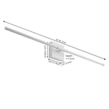 Makena Modern Minimalist Dimmable Integrated LED Metal Wall Sconce