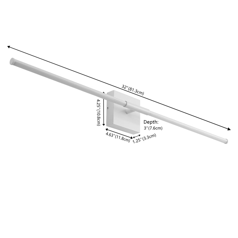 Makena Modern Minimalist Dimmable Integrated LED Metal Wall Sconce