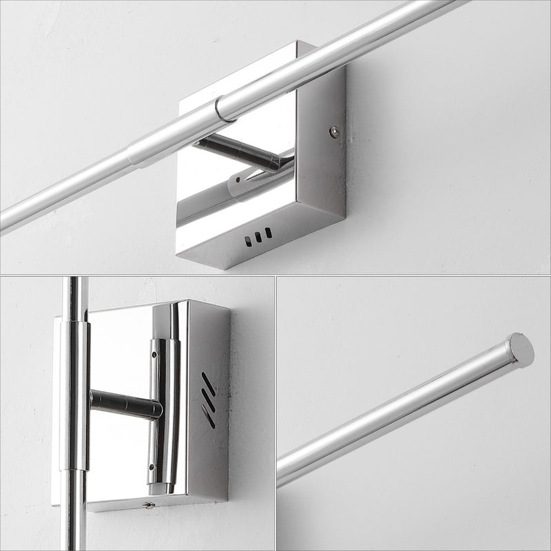 McKenna 28" Modern Minimalist Adjustable Dimmable Integrated LED Metal Wall Sconce
