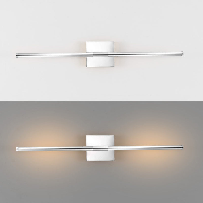 McKenna 28" Modern Minimalist Adjustable Dimmable Integrated LED Metal Wall Sconce