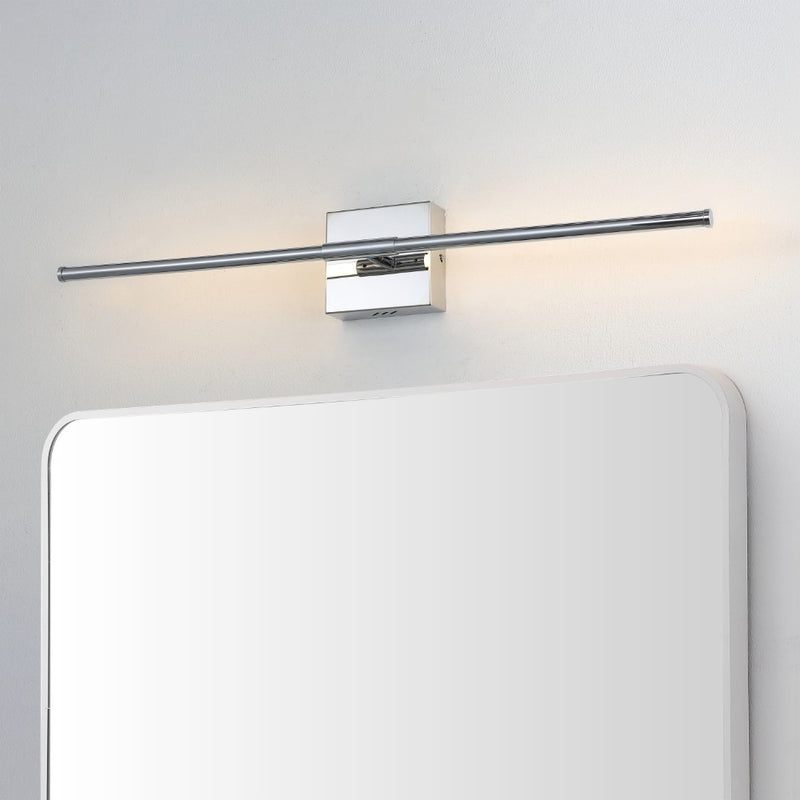 McKenna 28" Modern Minimalist Adjustable Dimmable Integrated LED Metal Wall Sconce