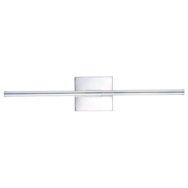 McKenna 28" Modern Minimalist Adjustable Dimmable Integrated LED Metal Wall Sconce