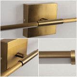 McKenna 28" Modern Minimalist Adjustable Dimmable Integrated LED Metal Wall Sconce