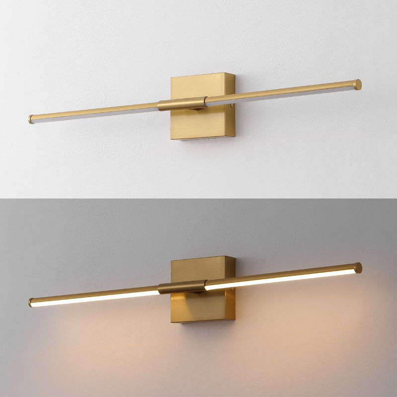 McKenna 28" Modern Minimalist Adjustable Dimmable Integrated LED Metal Wall Sconce