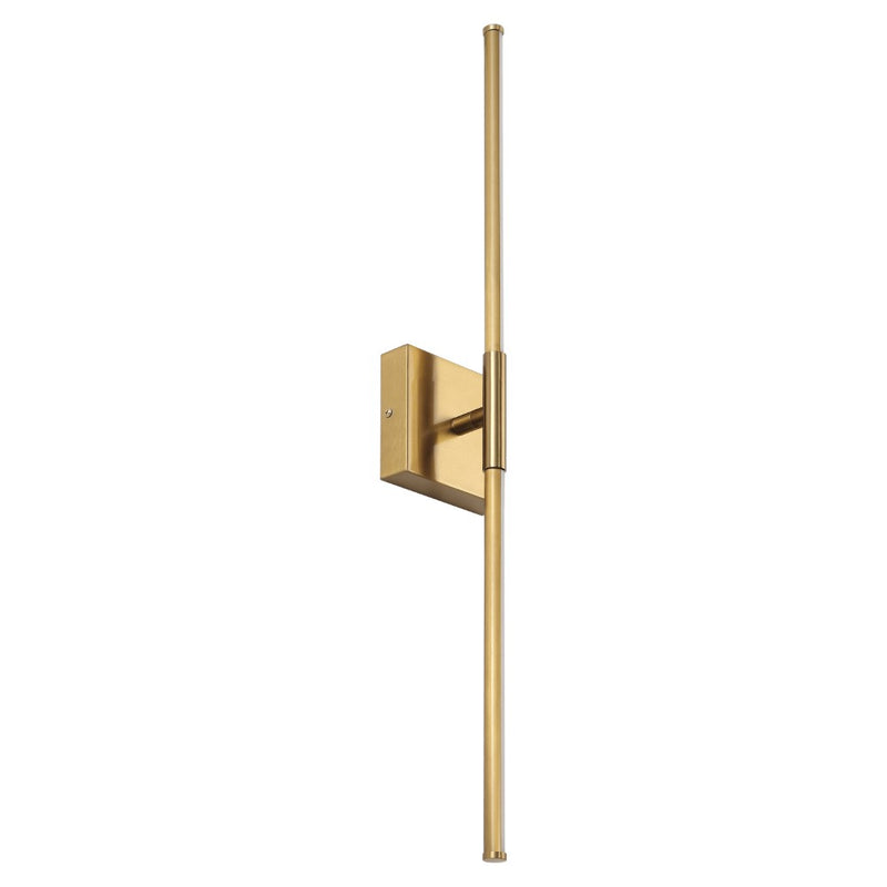McKenna 28" Modern Minimalist Adjustable Dimmable Integrated LED Metal Wall Sconce