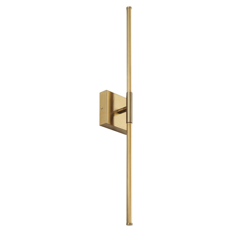 McKenna 28" Modern Minimalist Adjustable Dimmable Integrated LED Metal Wall Sconce
